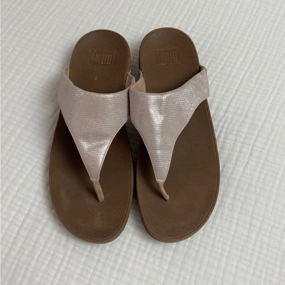 FITFLOP Womens LULU Cream Sandals Summer Classic Comfort Size US 11 - Picture 3 of 13